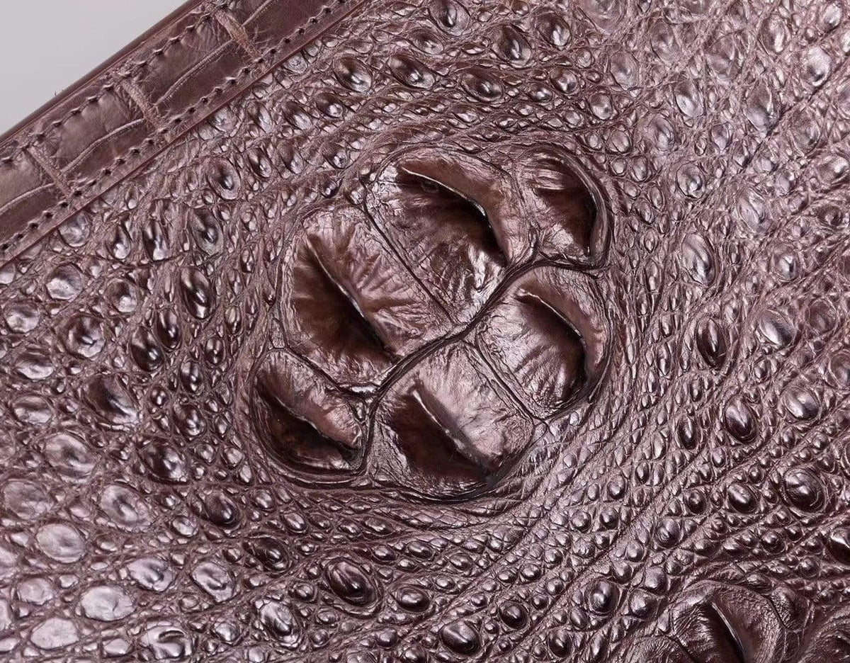 Men's Genuine Crocodile Cluthes Bags Wallets