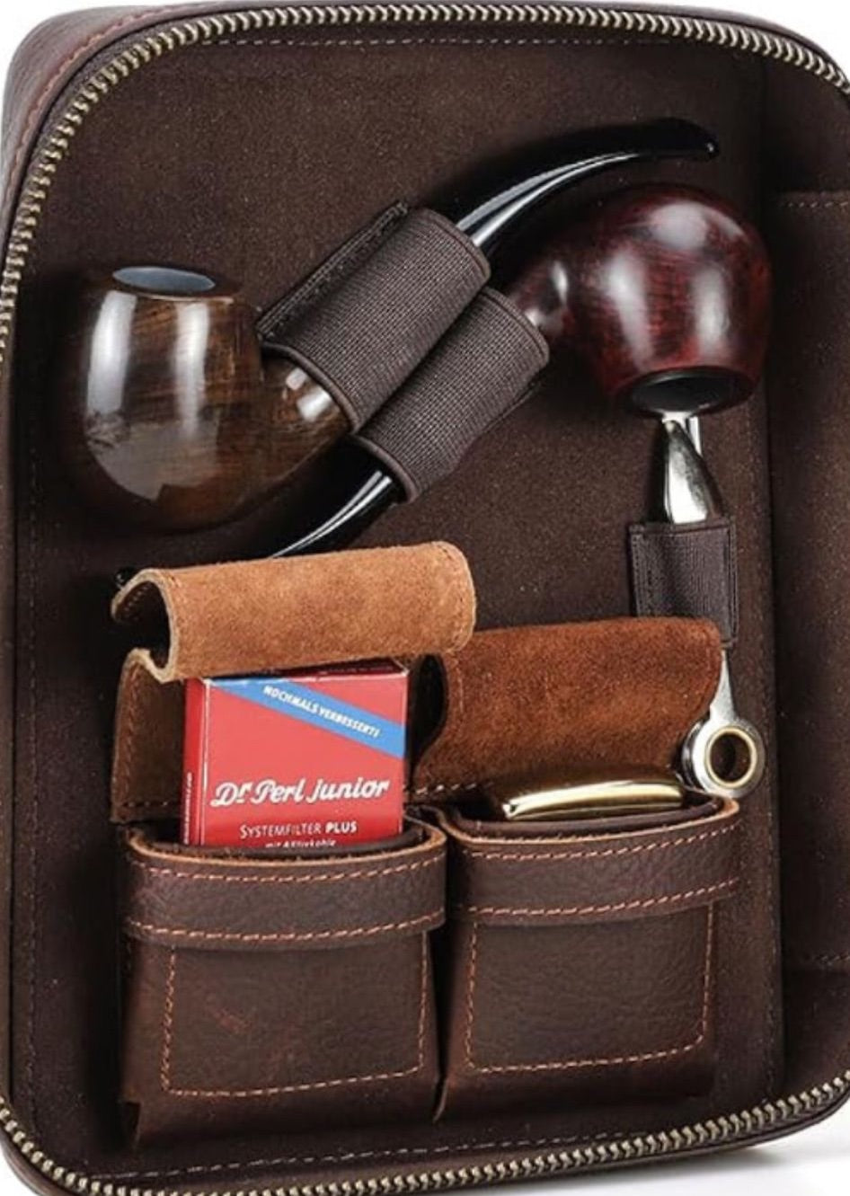 Preorder Crocodile Leather Tobacco Sets