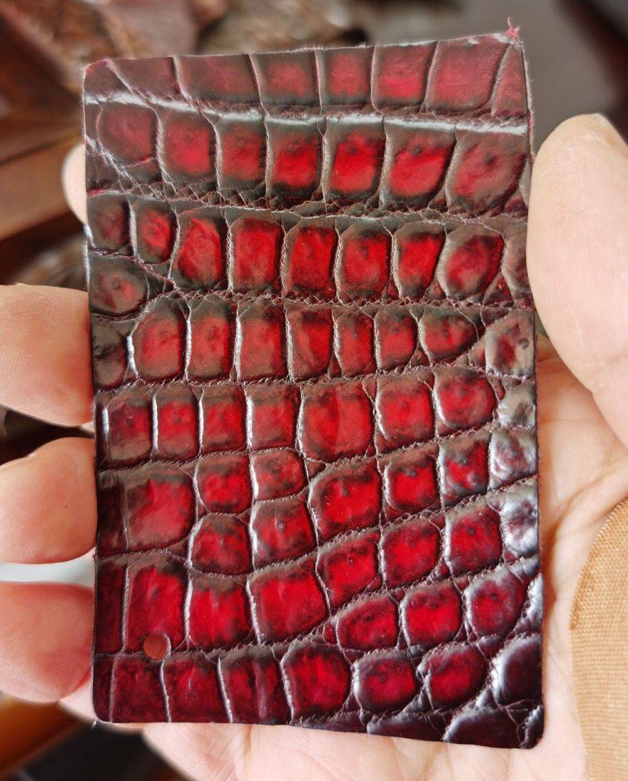 Men's Vintage Crocodile Leather Briefcase