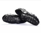 Crocodile Leather Loafers Casual Driving Shoes