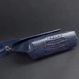 Crocodile Skin  Leather Men's Business Clutch Bag Mobile Phone Bag Purse