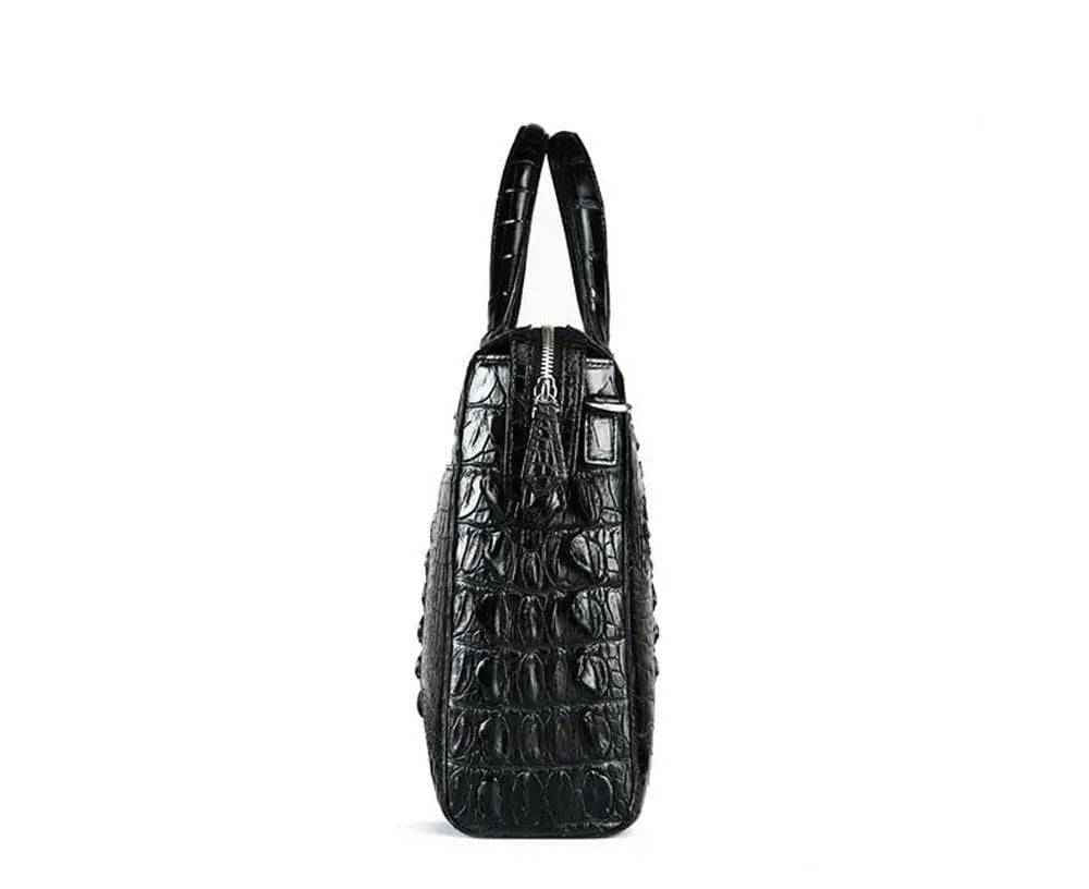 Genuine Crocodile Leather Laptop Briefcase Bag