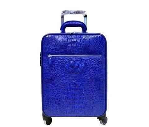 Genuine Crocodile Luxury Luggage / Roller Bag