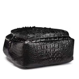 Genuine Crocodile Bone Leather Large Backpack For Men & Women