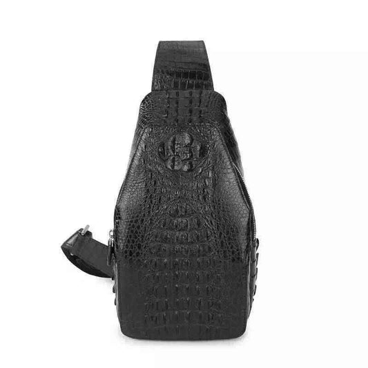 alt
Borsa a tracolla da uomo in vera pelle di coccodrillo