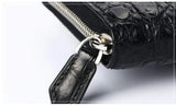 Genuine crocodile leather Large Long Zip Wallet.
