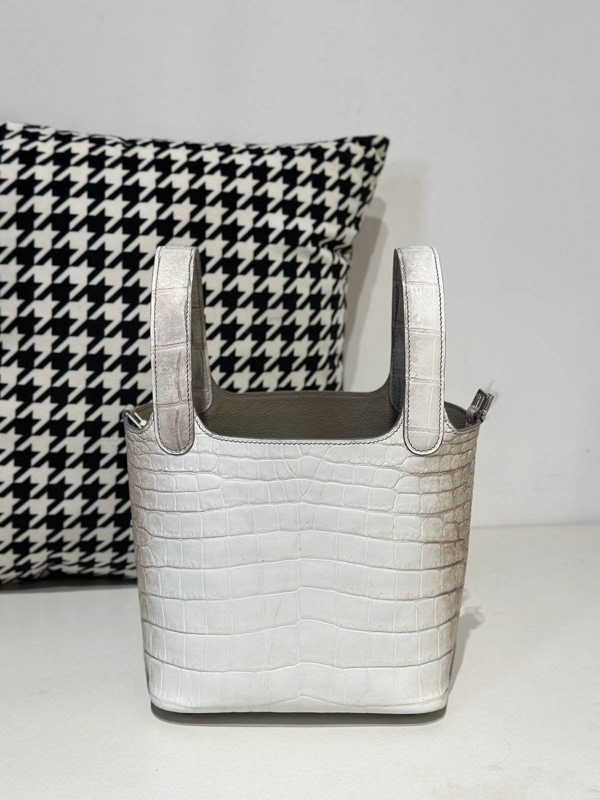 Women's Genuine Crocodile Skin Leather Small Cross Body Bag Himalayan