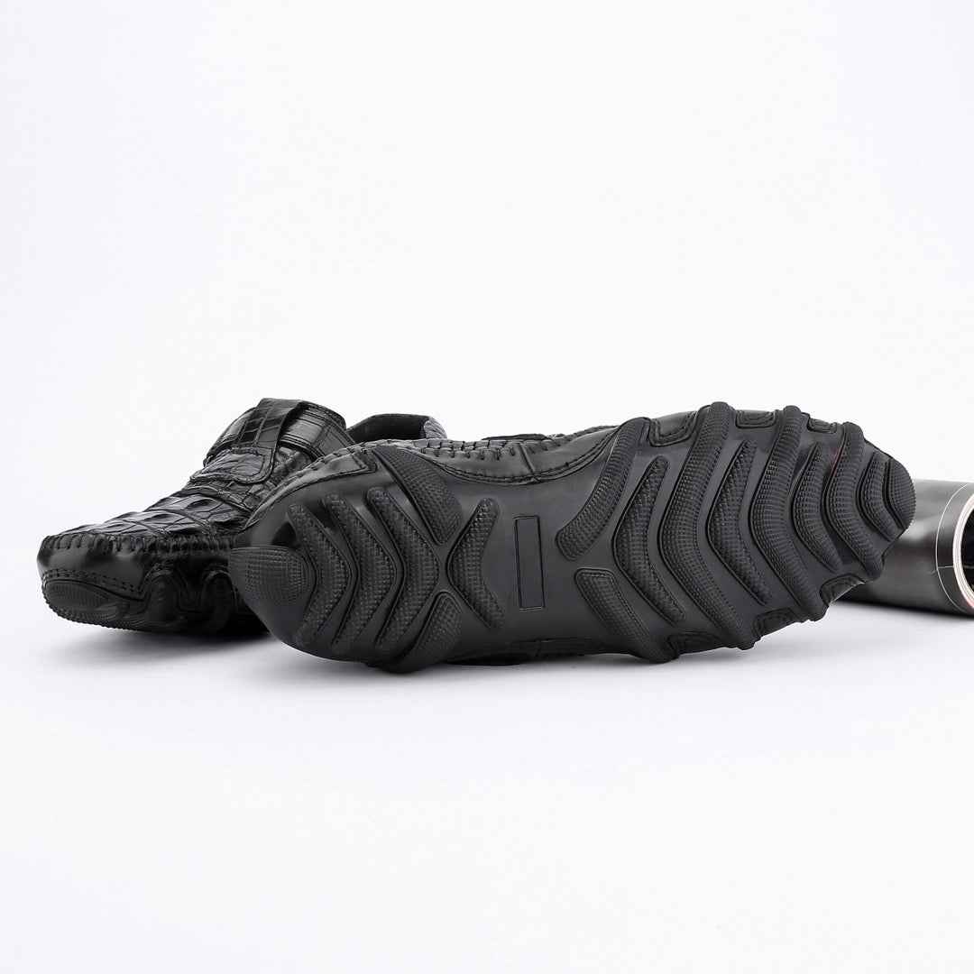 Crocodile Shoes Crocodile Leather Loafers Casual Driving Shoes