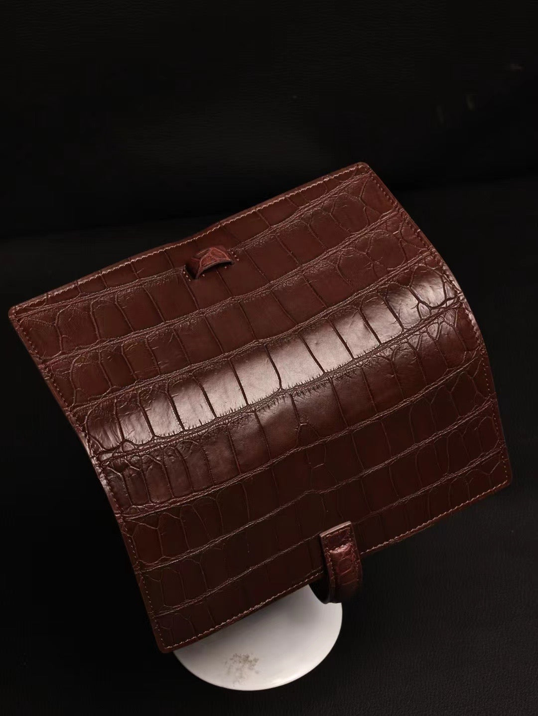 Genuine Crocodile Leather Cigar Bag