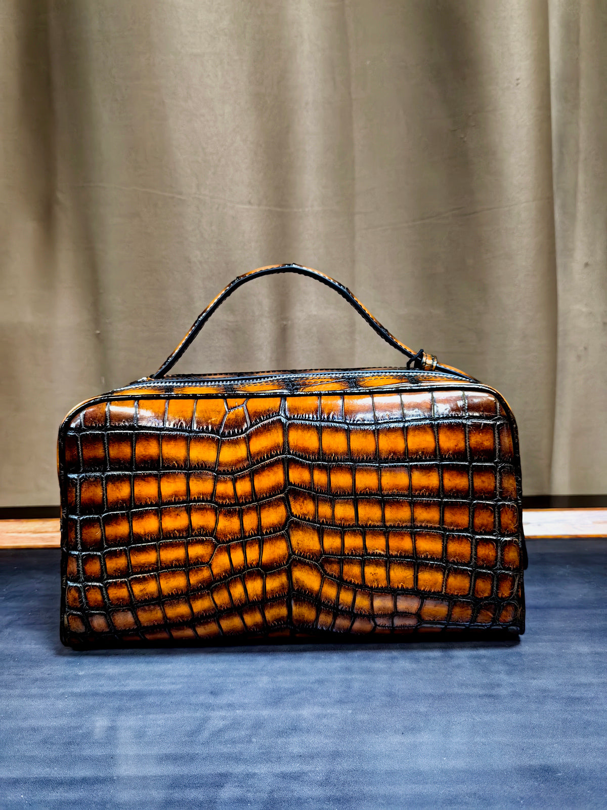 Genuine Crocodile Leather Classic Clutch Bag