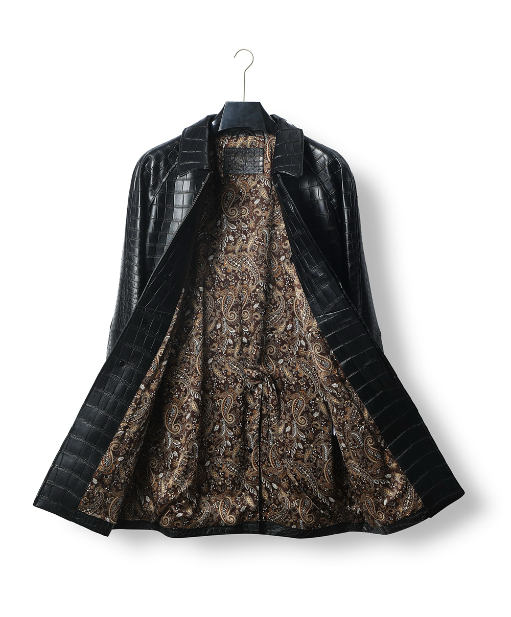 Men's Crocodile Leather windbreaker Nile