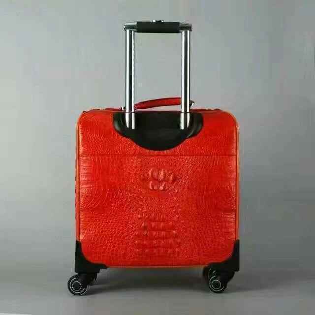 Crocodile Leather Luggage,Crocodile Leather Trolley Case,Suit Case
