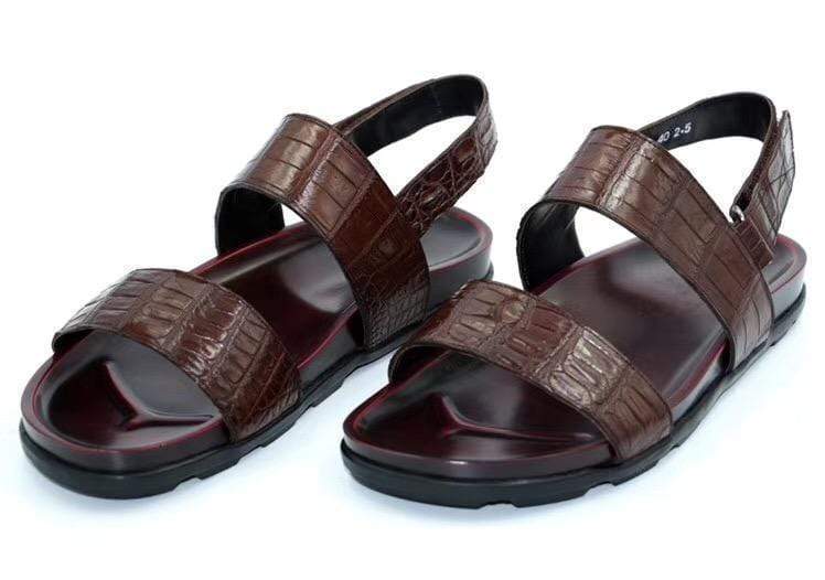 Sandali in pelle di coccodrillo Crocodile Shoes