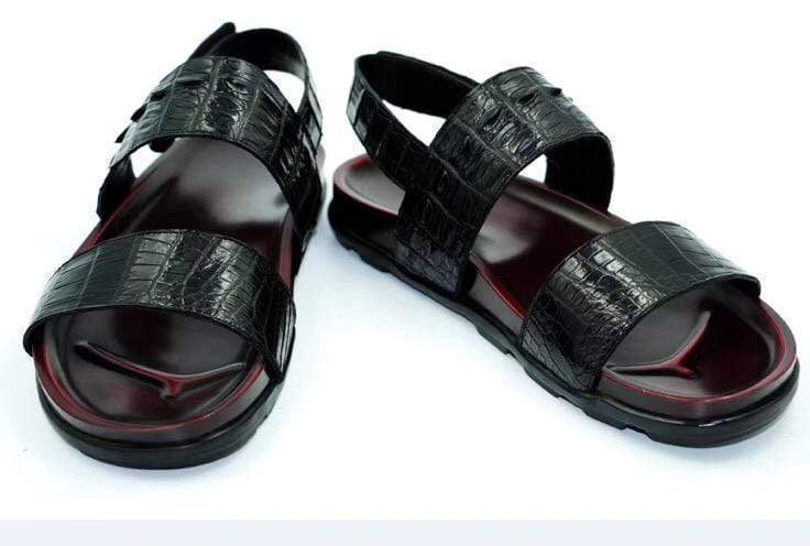 Sandali in pelle di coccodrillo Crocodile Shoes