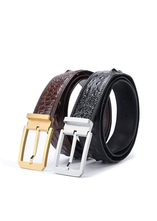 Cintura in pelle di coccodrillo 3200