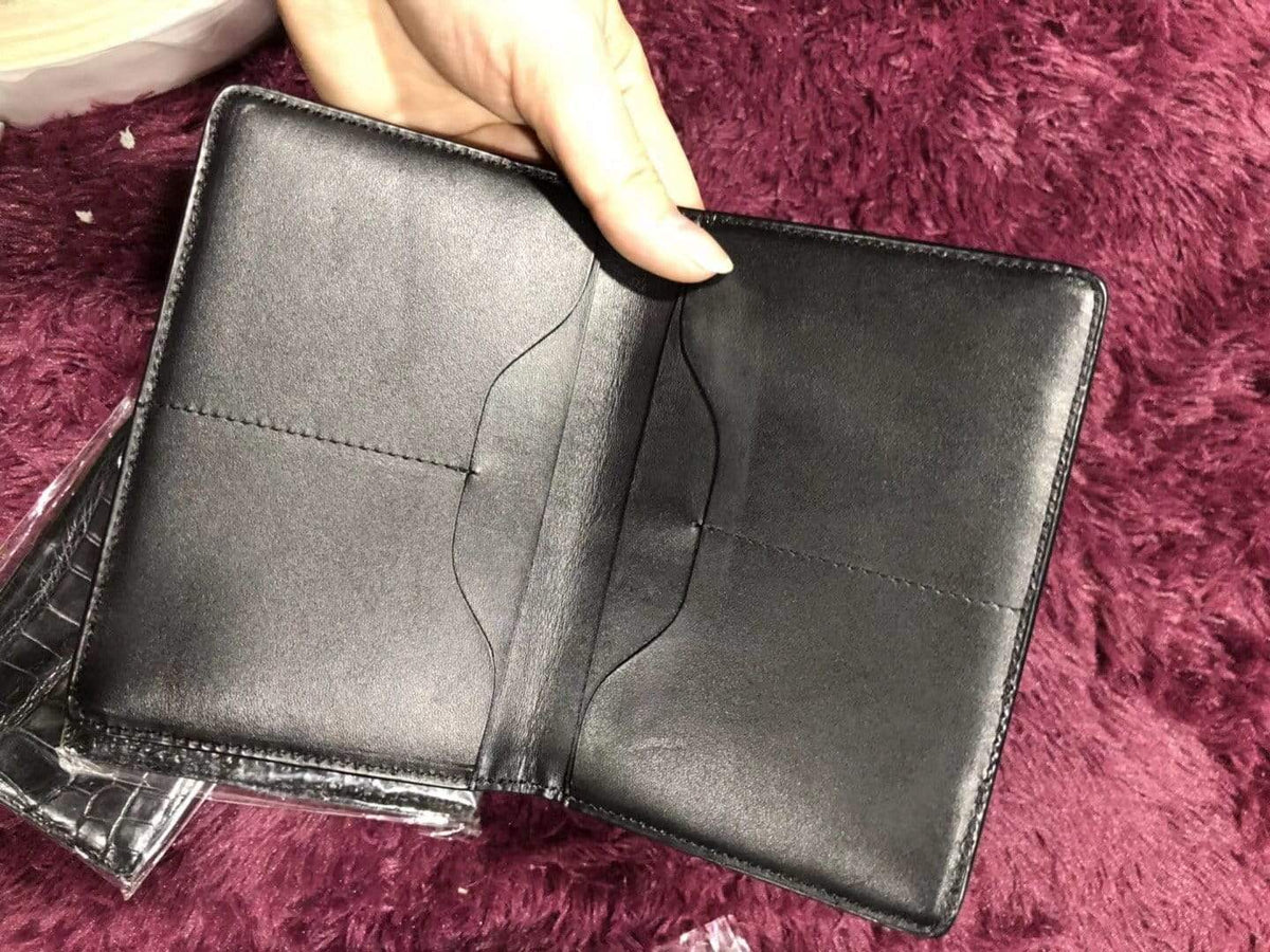 Genuine Crocodile Belly Leather Passport Holder