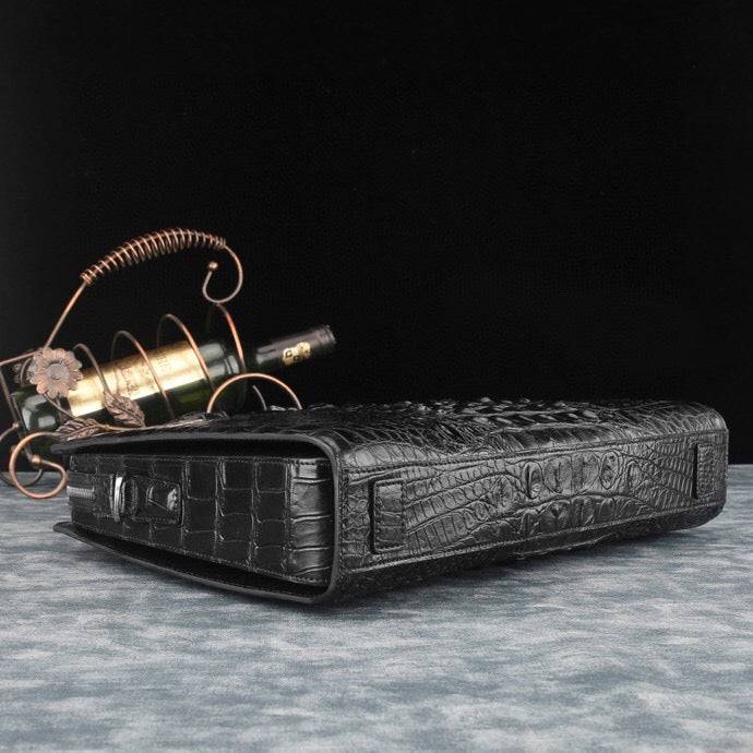 Genuine Crocodile Leather Briefcase
