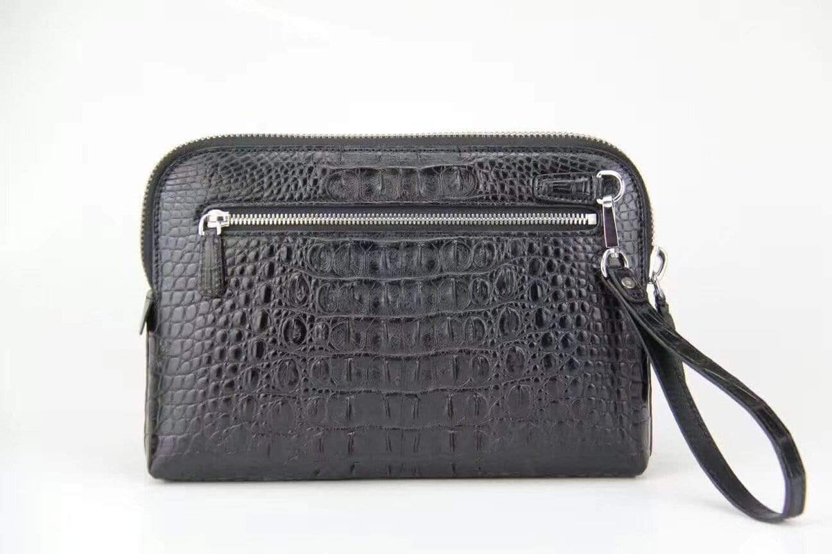 Genuine Crocodile Leather Clutch Bag For Men