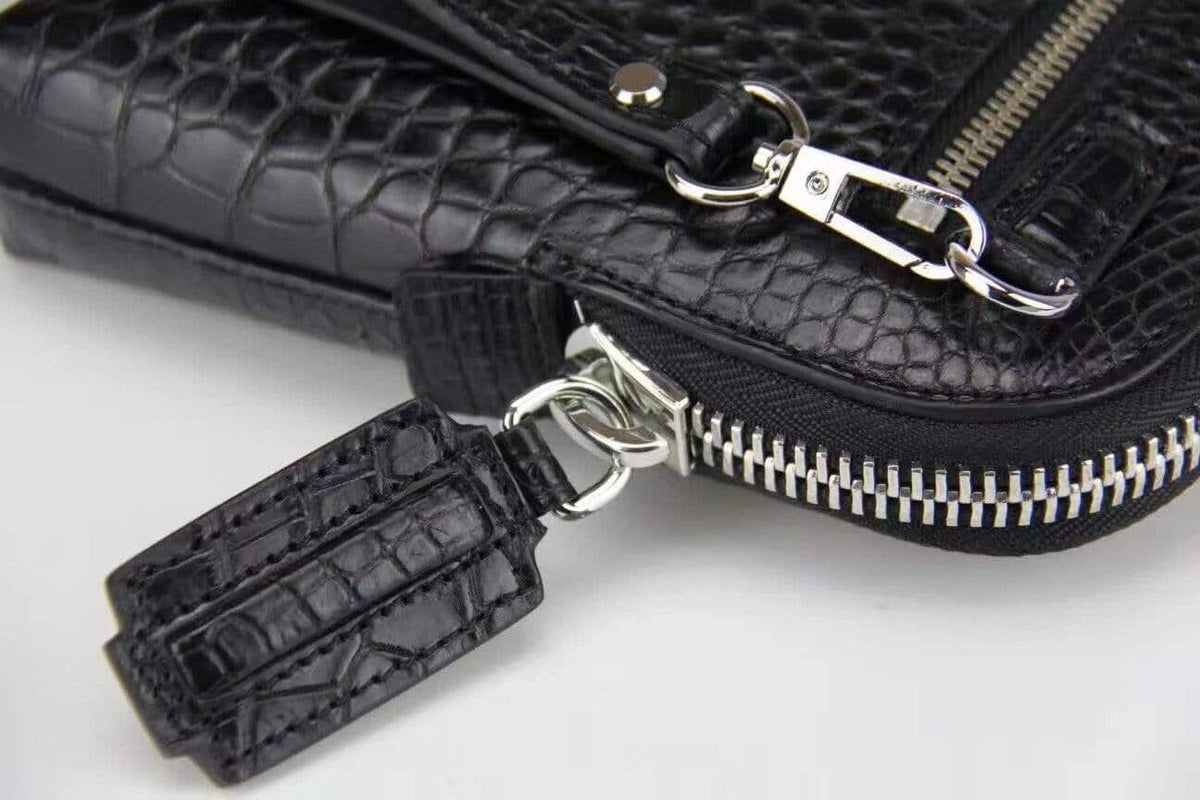 Genuine Crocodile Leather Clutch Bag For Men