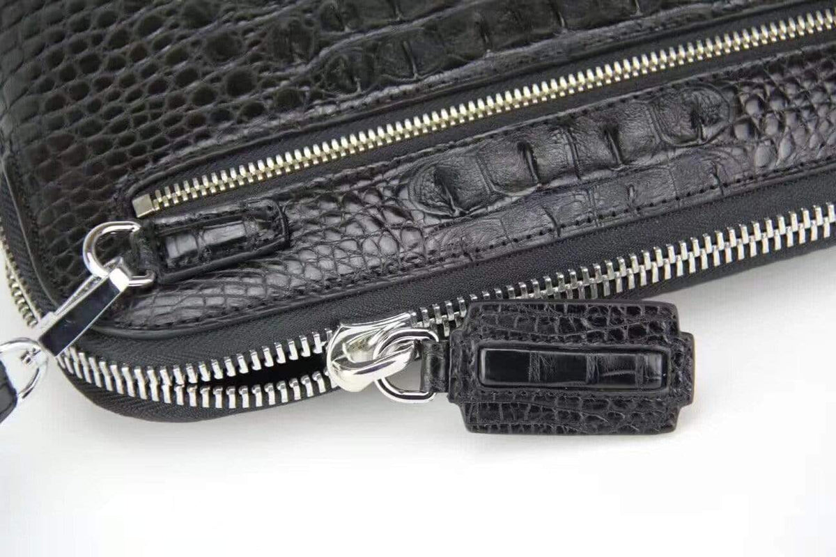 Genuine Crocodile Leather Clutch Bag For Men