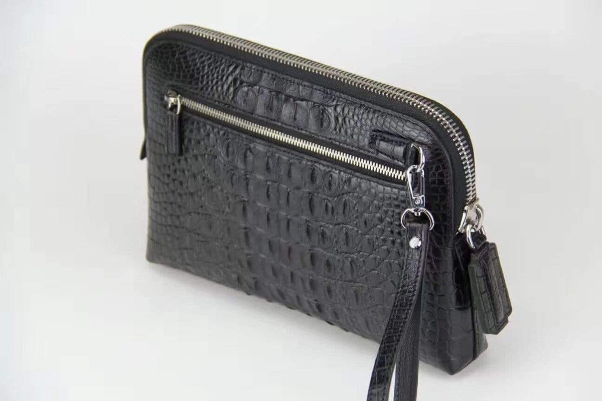 Genuine Crocodile Leather Clutch Bag For Men