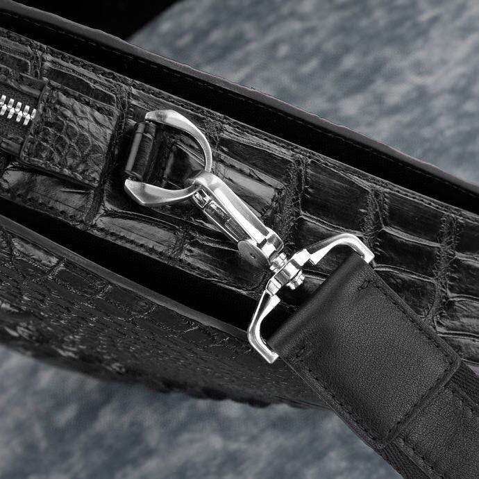 Genuine Crocodile Leather Briefcase