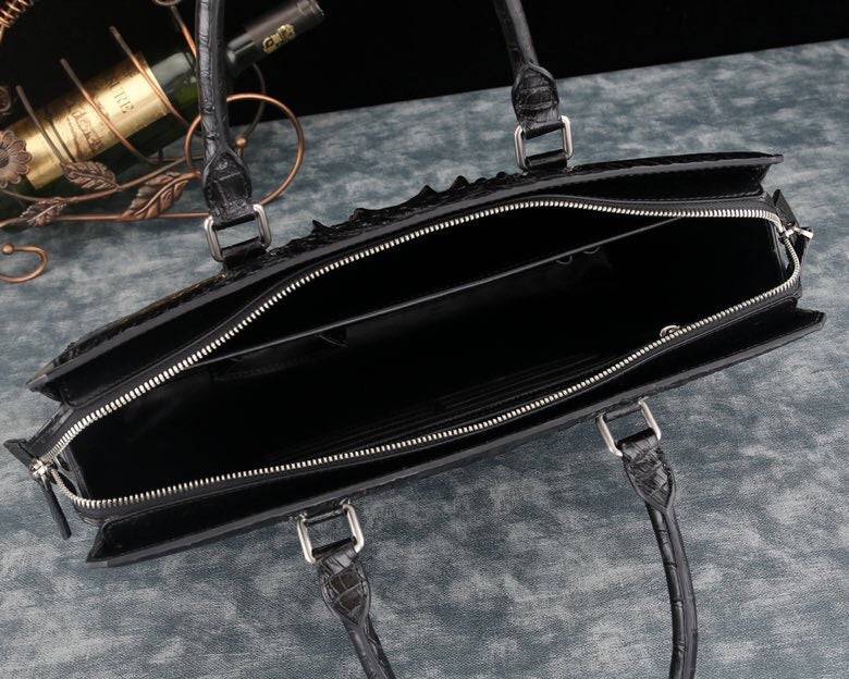 Genuine Crocodile Leather Briefcase