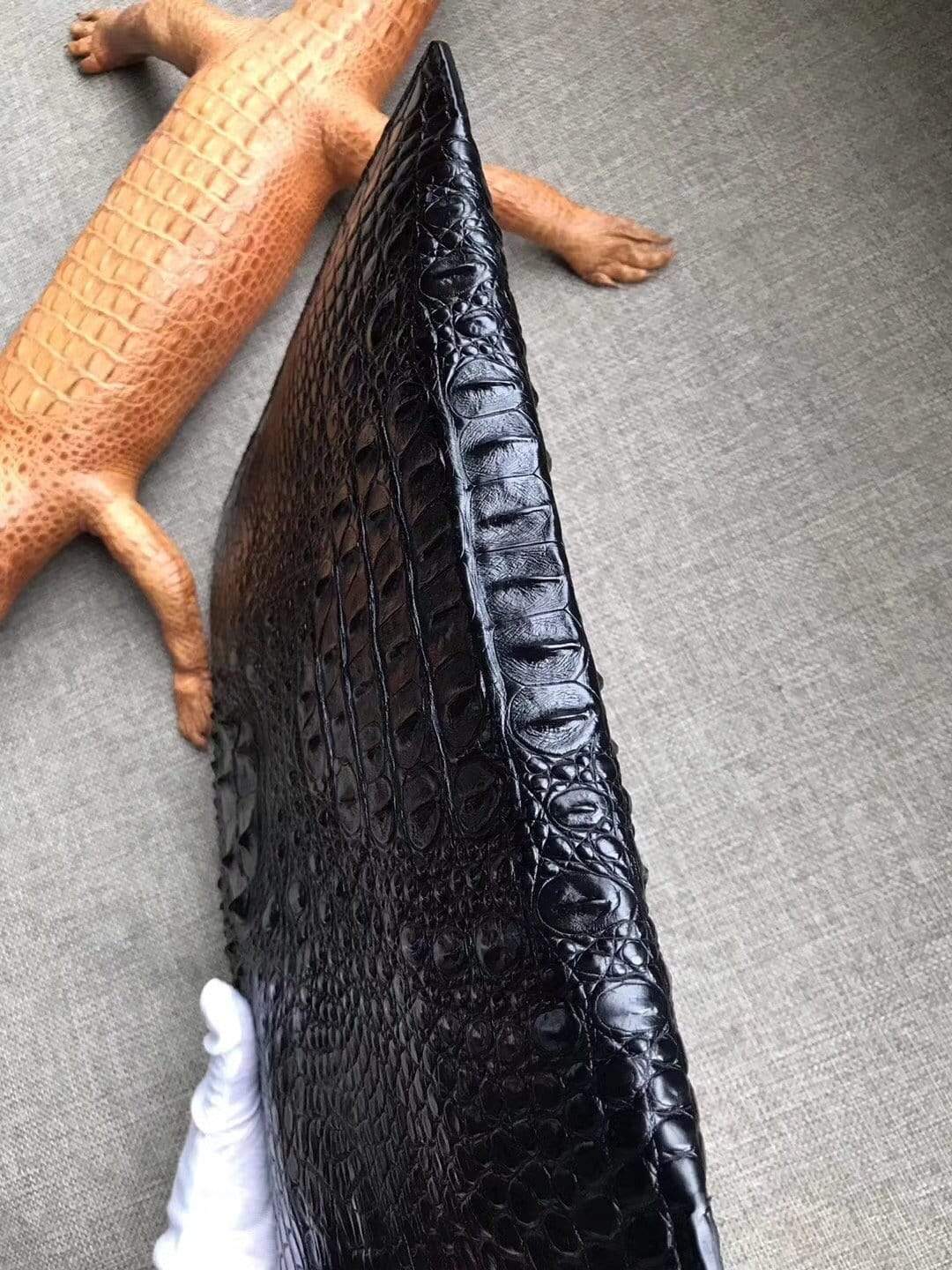 Genuine Crocodile Leather Large Ipad Case,Clutch Bag