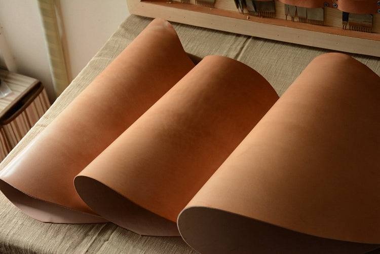 Handmade Japanese Shinki Hikaku Shell Cordovan Leather Wallet Original Beige