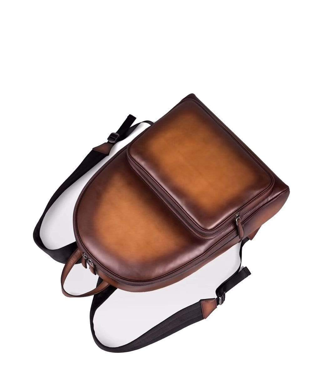 Large Vintage Leather Backpack