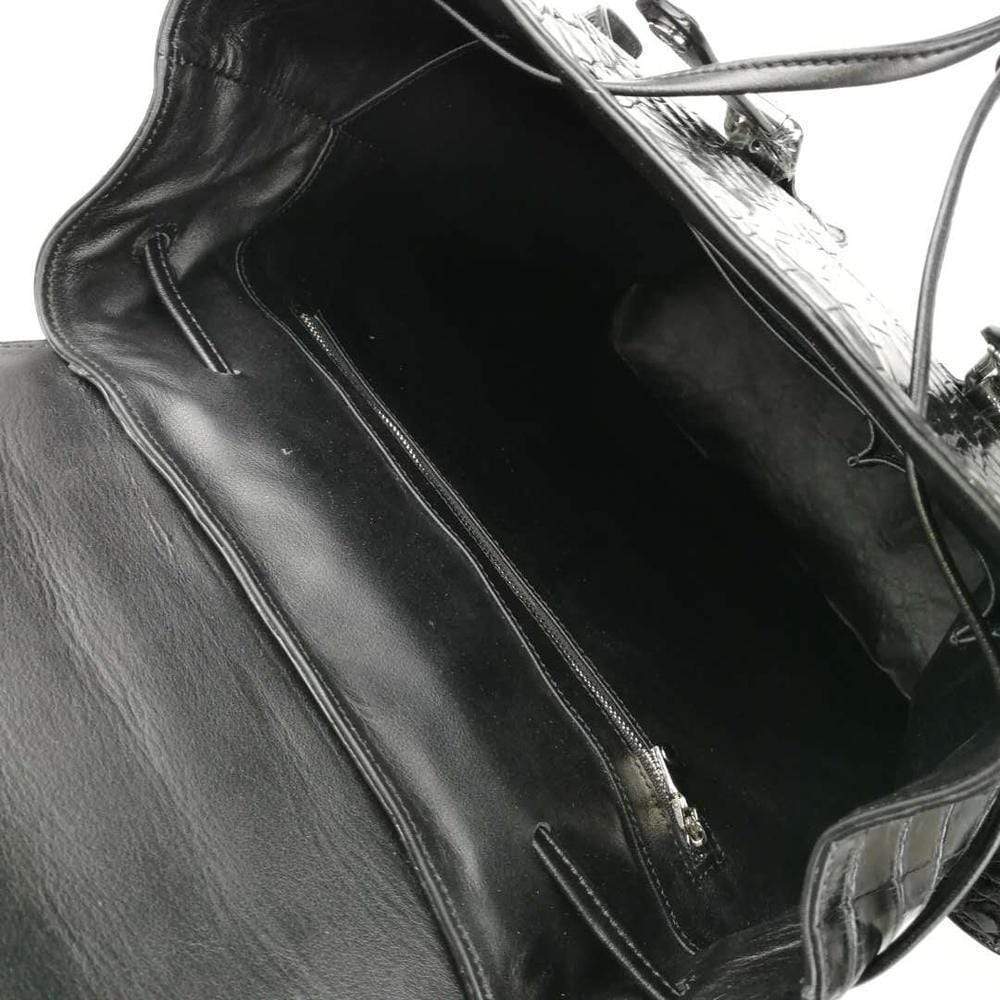 Preorder Genuine Siamese Crocodile Belly Leather Backpack