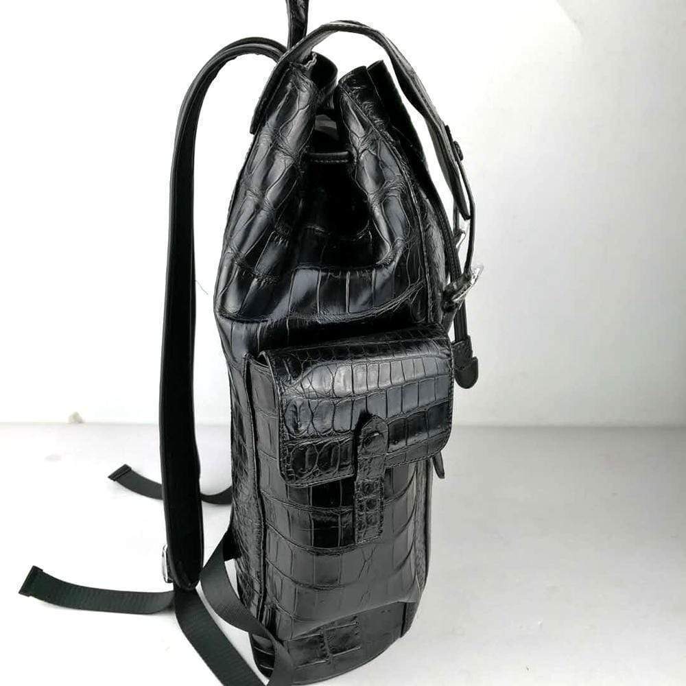 Preorder Genuine Siamese Crocodile Belly Leather Backpack