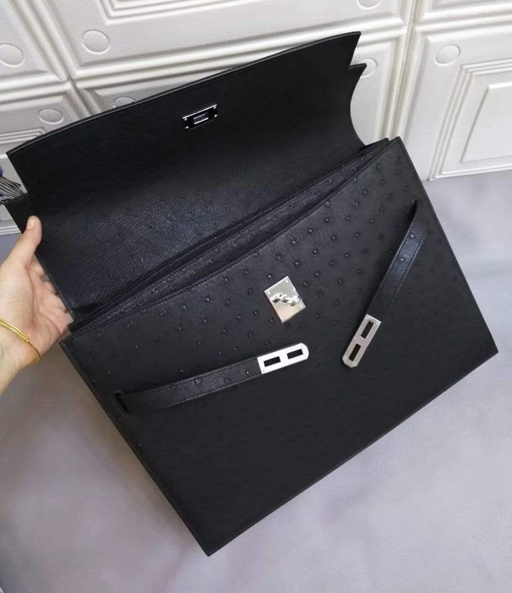 Preorder Togo Leather Briefcase Top Handle Bag