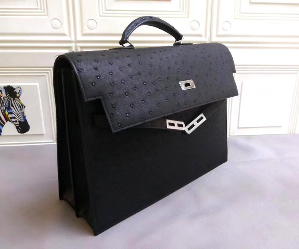 Preorder Togo Leather Briefcase Top Handle Bag
