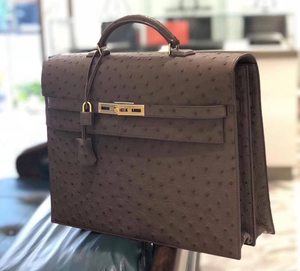 Preorder Togo Leather Briefcase Top Handle Bag