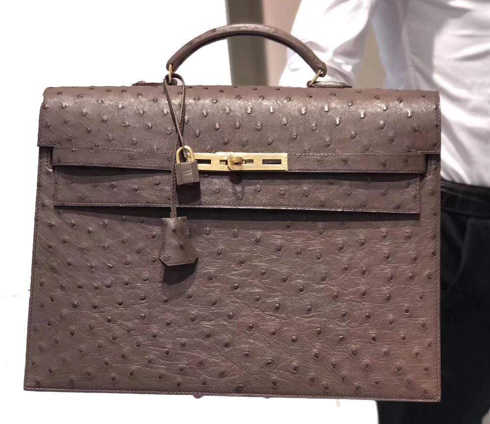 Preorder Togo Leather Briefcase Top Handle Bag