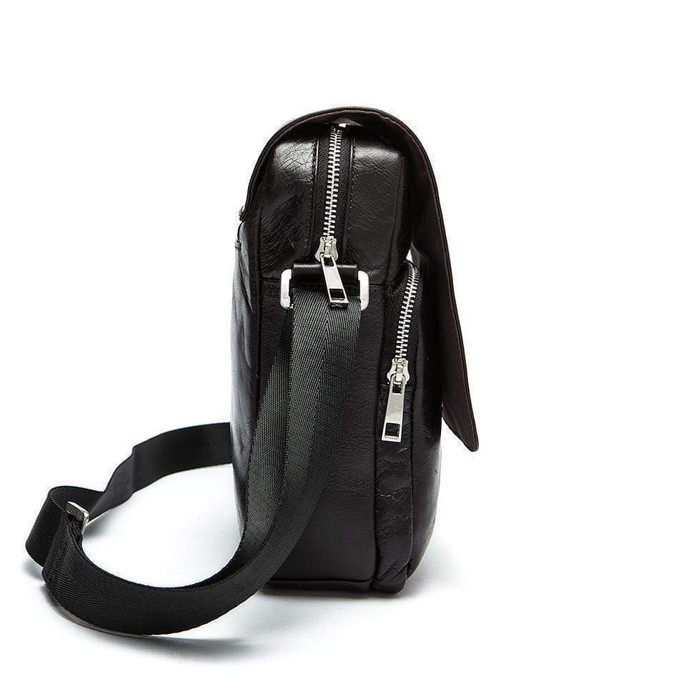 Rossie Viren Vintage Leather Mini Messenger Bag