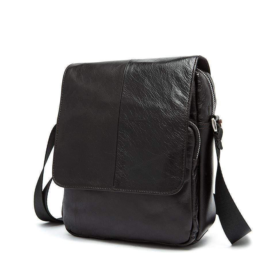 Rossie Viren Vintage Leather Mini Messenger Bag