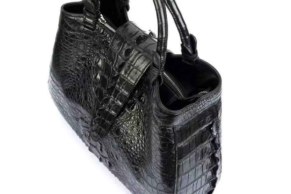 Rossie Viren Women's Crocodile Leather Hobo Shoulder Bags