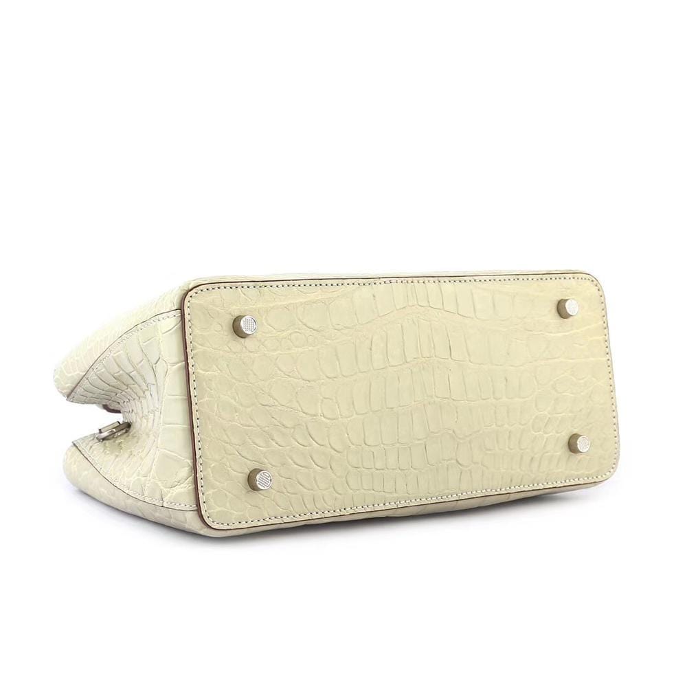 Women's Mini Top Handle Tote Bags Cream