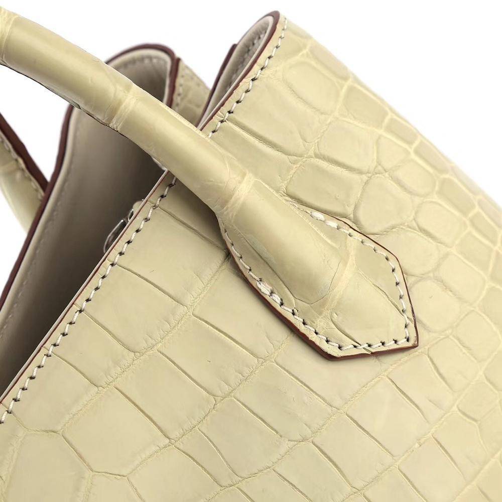 Women's Mini Top Handle Tote Bags Cream