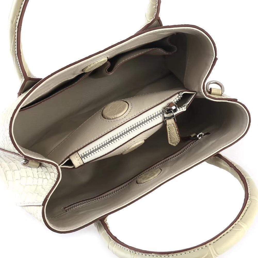 Women's Mini Top Handle Tote Bags Cream