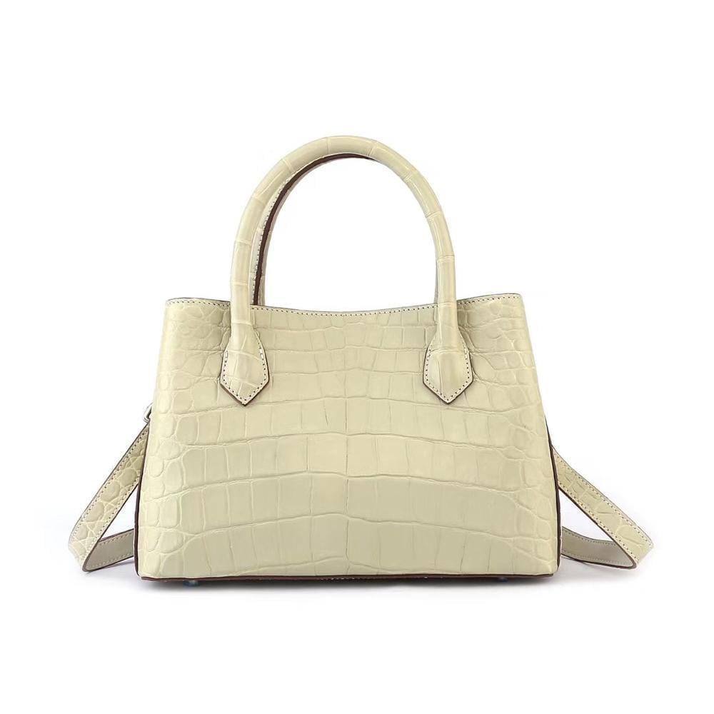 Women's Mini Top Handle Tote Bags Cream