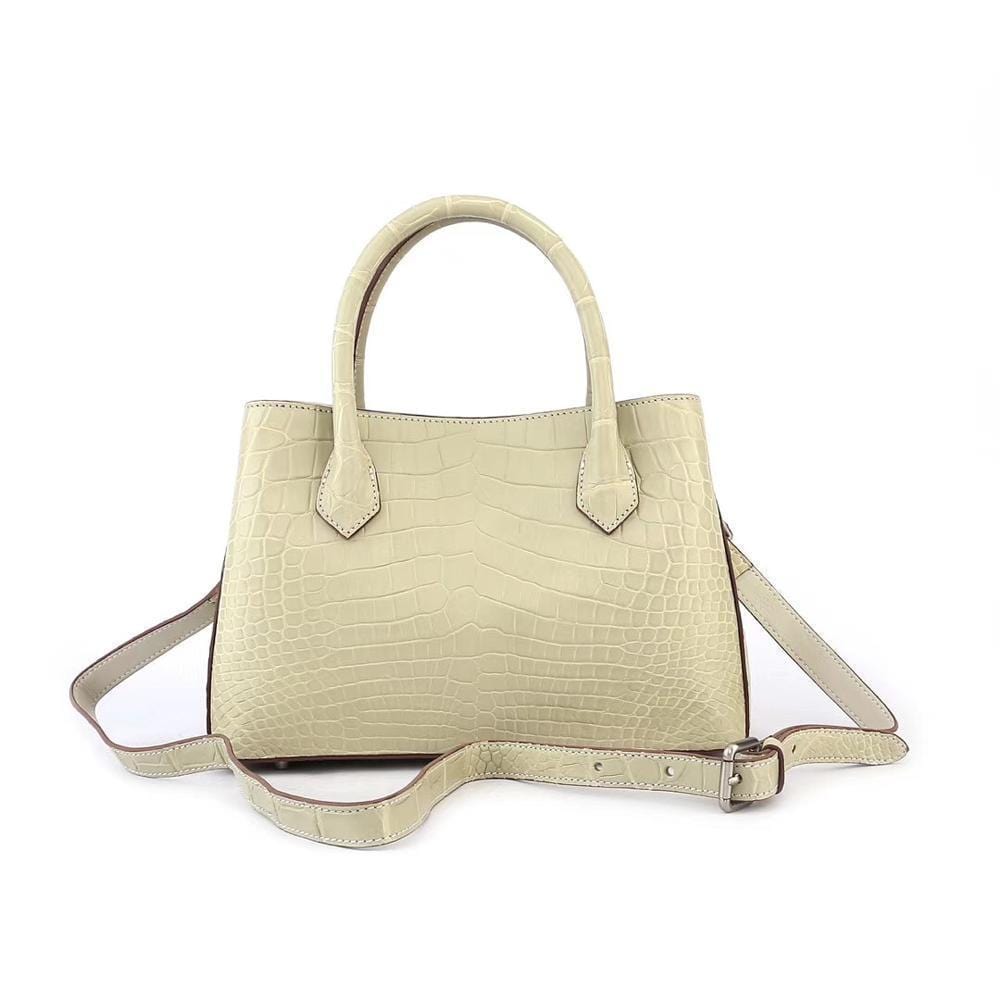 Women's Mini Top Handle Tote Bags Cream