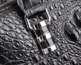 Crocodile Skin Leather Business Tote Briefcase Bag