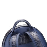 Dark Blue Women's  Crocodile Leather  Backpack  |  Rossieviren