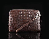 Men's Crocodile Cluthes Handbag Bag Coin Purse,Crocodile Bone Leather Clutches