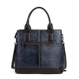Rossie Viren Women Leather Handbag Purse Top Handle Crossbody Bag Leather Tote Shoulder Bag